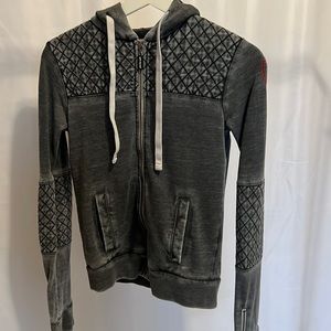 Peace a love world heavy zip up hoodie.